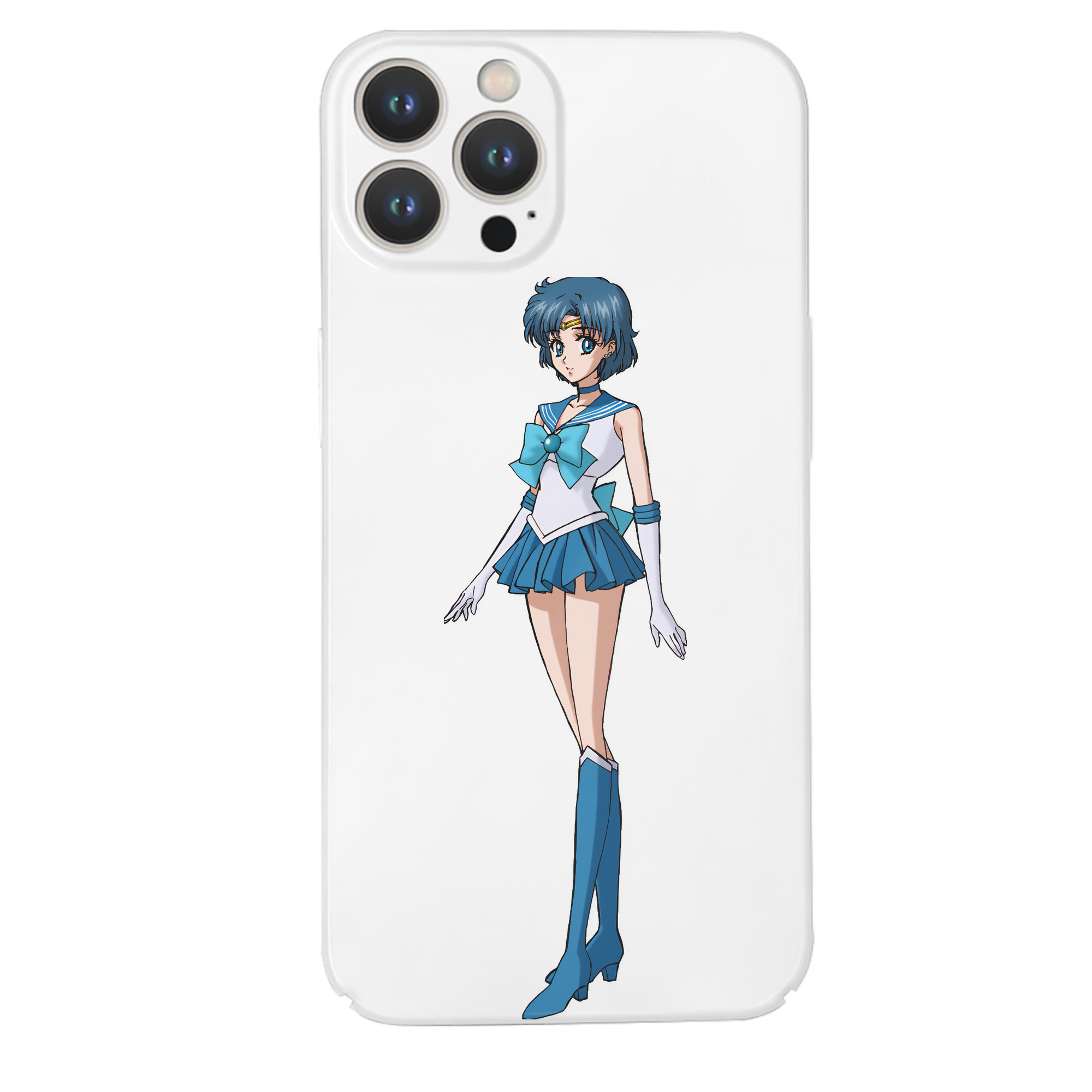 （画像用） 美少女戦士セーラームーン 水野 亜美 みずの あみ Sailor Moon Mizuno Ami 【iPhone 14シリーズ対応】ハードケース